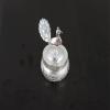Deco Alankaram Presents Silver Plated Sindoor Dabbi with Lid, Pooja Items for Home, Ideal Wedding Return Gift with Designer Potli Bags,Metal, Silver #Frienemy-246 view 1
