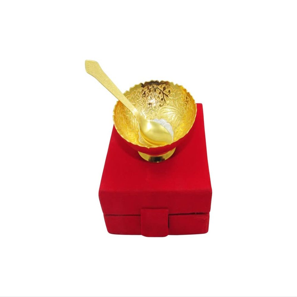 Deco Alankaram Presents Silver-Plated 3-in-1 Sparkle Kankavati Pooja Thali Set (Silver) #Frienemy-177