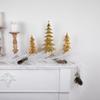 6' x 10" White Flocked Artificial Christmas Garland with Pine Cones, Unlit view 3