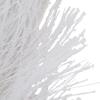 6' x 10" White Flocked Artificial Christmas Garland with Pine Cones, Unlit view 4
