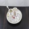 Deco Alankaram Presents Kalash Special Metal 8 Inch Silver Plated Pooja Thali Set with German Silver Coin for Home #Frienemy-348 view 2