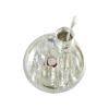 Deco Alankaram Presents Kalash Special Metal 8 Inch Silver Plated Pooja Thali Set with German Silver Coin for Home #Frienemy-348 view 3