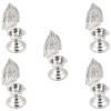 Deco Alankaram Presents 10 Inch Pavitra Tarbhana Silver Plated Pooja Thali Set for Home- Silver #Frienemy-371 view 1