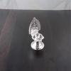 Deco Alankaram Presents 10 Inch Pavitra Tarbhana Silver Plated Pooja Thali Set for Home- Silver #Frienemy-371 view 3