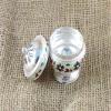 Deco Alankaram Presents German Silver Sindoor Dabbi with Lid, Pooja Decorative Item (Silver) #Frienemy-247 view 2