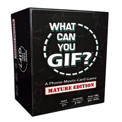 TwoPointOh Games What Can You GIF? Core Game - The Hilarious Adult Party Game for GIF Lovers (Big Black Box) for Parties and Holidays