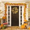 SAFAVIEH Home Collection 30-inch Decorative Artificial Oak Leaf & Eucalyptus Wreath (Fully Assembled) view 2