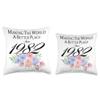 41 Birthday Making the world a better place since 1982 Throw Pillow view 3
