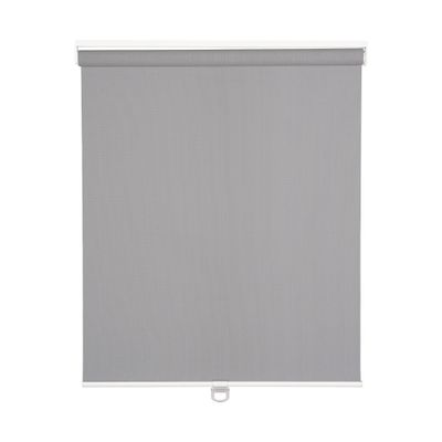 HOTSOON Light Filtering Cordless Roller Shades for Windows Cordless Spring-Roller Blinds and Door Bedroom Shade Room Shades, Anti UV Glare.Gray,63" W x 60" H.