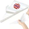 AMBESTAR 24 Inch Extra Large Piping Bags Disposable, Thickened 100Pcs Disposable Clear Plastic Icing Piping Bags, Food Grade Cake Decorating Bags for Dessert, Pastry, Cookies, Cupcake Decorating view 1