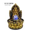 Indoor Tabletop Fountains 11.8 inch Indoor Relaxation Desktop/Tabletop Fountain - Buddha Tabletop Waterfall Zen Fountain for Home Office Bedroom Decoration Decoration Meditation Fountain view 2