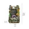 BNNP Indoor Tabletop Fountains Indoor Rockery Tabletop Fountain Lucky Decoration Fountain Living Room Water Curtain Wall Landscape Decoration Living Room Office Decor Decoration Meditation Fountain view 2