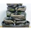 BNNP Indoor Tabletop Fountains Tabletop Fountain Rock Falls Indoor Waterfall Feature - Calming and Relaxing Water Sound - Tiered Desktop Water Feature 9.8-Inch Decoration Meditation Fountain view 3