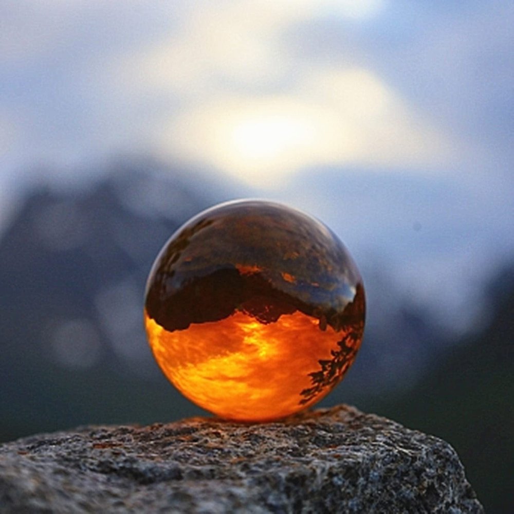 30mm-100mm Amber Crystal Ball Asian Rare Obsidian Sphere Crystal Ball Healing Stone Decor Feng Shui,100mm,Crystal Base