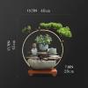 BNNP Indoor Tabletop Fountains Indoor Tabletop Zen Waterfall Fountain with LED Light Desktop Relaxing Water Fountain for Bedroom Living Room Office 17.7 Inch Height Decoration Meditation Fountain view 2