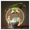 BNNP Indoor Tabletop Fountains Relaxation Indoor Tabletop Water Fountain Zen Meditation Tabletop Decorative Waterfall with Submersible Pump for Office and Home Decor Decoration Meditation Fountain view 1