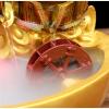 BNNP Indoor Tabletop Fountains Resin Tabletop Fountains Lucky Feng Shui Wheel Desktop Fountain Home Office Wealth Decoration Opening Housewarming Gift Decoration Meditation Fountain view 4