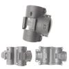 PGFUN Wire Loom Tee Connector Openable Convolute Tubing T Fitting for 1/2" Conduit (5-Pack) view 3