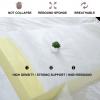 Bed Wedge Pillow King Size Headboard Cushion Reading Pillow Sleeping Resting Bedrest Lumbar Neck Back Support Upholstered with Removable Cover,C,with headboard 47.2"/120cm view 4
