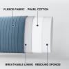 Fleece Headboard Cushion Daybed Pillow Large Cotton Filled Wedge Headboard Pillow Bed Backrest Adult Positioning Support Reading Pillow with Removable Cover,B,No headboard 63"/160cm view 4