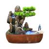 BNNP Indoor Tabletop Fountains Indoor Relaxation Desktop Fountain Waterfall Lucky Feng Shui Wheel Desktop Fountain Illuminated Waterfall for Home Office Desk Decor Decoration Meditation Fountain view 1