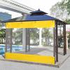 Outdoor Curtains Waterproof,Pvc Clear Tarpaulin Side Panels,Partition Curtains With Grommets,Garden Patio Gazebo Pergola Balcony Weatherproof Transparent Tarp,Customizable,WH-1.82.5m(5.9*8.2ft) view 1