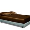 Kanak Bedding Alaska King Duvet Cover 4 Piece Satin Perfect Overking Chocolate Duvet Cover Set (Duvet Cover + Fitted Sheet 16'' + 2 Pillow Cases) Zipper Closure view 3