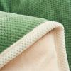ZTGL Super Warm Flannel Fleece Quilt Winter Blanket 3-6.2 Kg Double-Sided Velvet Quilt Thickened Warm Autumn Spring Plush Comforter Core with Quilt Cover,Pink,220x240cm(6.2kg) view 4