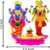 Western Eiderdown Presents Laxmi Vishnu Statue Marble Finish Vishnu Laxmi Murti, Laxmi MATA Murti, Vishnu Ji Statue (for Home Temple Use,Office, Vastu Pooja Item,Gited #Aport-394 view 2