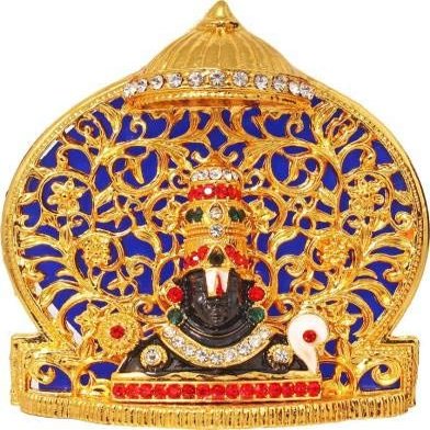 Deco Alankaram Presents Lord Venkateswara Thirupathi Balaji/Tirupati Idol God Statue Decorative Showpiece #Frienemy-0775