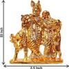 Western Eiderdown Presents God Radha Krishna/Radhey Krishan Couple Idol Puja Mandir Gift Decorative Showpiece #Aport-338 view 2