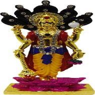 Deco Alankaram Presents Standing Vishnu Bhagwan Murti Marble Finish Vishnu Ji Murti,Vishnu Statue,Laxmi Vishnu,Laxmi MATA Murti (Home Temple Poojan Use,Office Temple,Gifted #Frienemy-0788