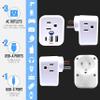 Cruise Approved Power Strip Non Surge Protector for Cruise Ship Multi Plug, 6 Outlets, 2 USB-A, 1 USB-C, & 3 AC Outlet for Carnival, Celebrity, Princess, Norwegian & Major Lines in 2026 & 2027 view 3