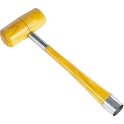 Cricket Bat Mallet (One Size) (Yellow/Silver)