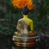 Beautiful Small Meditating Seated Shakyamuni Buddha Statue Perfect for Meditation. Featuring Shakyamuni Buddha Statue in a Peaceful Mediation Pose. view 4