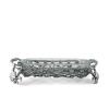 Arthur Court Metal Crab and Net Casserole Dish Holder Ocean Pattern Casted in Aluminum with Artisan Quality Hand Polished Design Tarnish-Free 21 inch Long 3 Quart Removable Glass Dish Included view 1