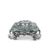 Arthur Court Metal Crab and Net Casserole Dish Holder Ocean Pattern Casted in Aluminum with Artisan Quality Hand Polished Design Tarnish-Free 21 inch Long 3 Quart Removable Glass Dish Included view 3