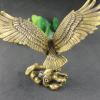 Antique Brass Flying Eagle Figurines,Animal Bird Statue Model Crafts Desktop Ornament Home Sand Table Garden Study Decor Accessories Paperweight view 4