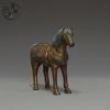 Antique Brass War Horse Miniature Figurines,General Horse Statue Model Crafts Desktop Ornament Home Sand Table Garden Study Decor Accessories Paperweight view 3