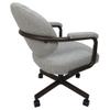 Tobias Designs Inc. Swivel Metal Caster Dining Chair M-70 - Hemsath Slate on Brown view 2