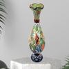 EliPOT Turkish 12" Ceramic Vase (Dark Green and Light Green) view 1