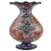 EliPOT Turkish 12" Ceramic Vase (Dark Purple and Orange) view 2