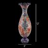 EliPOT Turkish 12" Ceramic Vase (Dark Purple and Orange) view 4