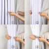 Magnetic Curtain Tieback Holdbacks Buckle Clip Strap Magnet Tie Backs Gold Hanging Ball Curtains Rope Accessoires,Beige,4pcs view 3
