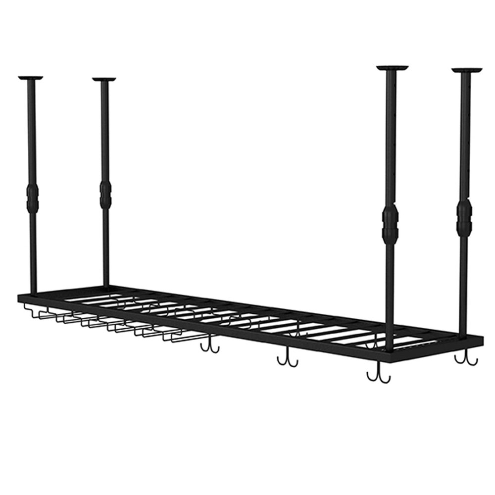 Adjustable Wine Glass Rack Under Cabinet, Stemware Wine Glass Metal Holder, Hanging Wine Glasses Storage Hanger Organizer for Kitchen Bar Decor (Size : 60cmx30cm)