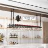 Adjustable Wine Glass Rack Under Cabinet, Stemware Wine Glass Metal Holder, Hanging Wine Glasses Storage Hanger Organizer for Kitchen Bar Decor (Size : 60cmx30cm) view 4