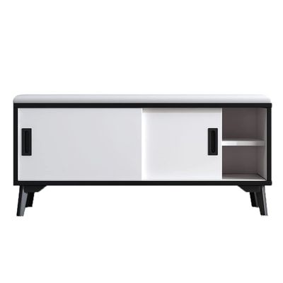 moisture Storage Bench Bed Bench Shoe Rack Bench Home Storage with Drawer Entrance Door Changing Shoe Stool Suitable for Living Room Entrance Corner Corridor Entryway Shoe Rack (Color : White)