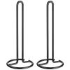 Xiaochen Modern Paper Towel Holder 2 Pcs Kitchen Roll Holder,Paper Towel Stand,Vertical Paper Hand Towel Rack For Home,Kitchen,Bathroom (Color : Black) view 1