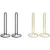 Xiaochen Modern Paper Towel Holder 2 Pcs Kitchen Roll Holder,Paper Towel Stand,Vertical Paper Hand Towel Rack For Home,Kitchen,Bathroom (Color : Black) view 2