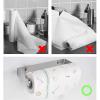 Xiaochen Modern Paper Towel Holder Kitchen Roll Holder Wall Mounting Stainless Steel Kitchen Roll Holder Without Drilling Paper Roll Holder Roll Holder view 3